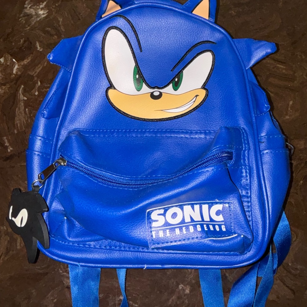 Sonic the Hedgehog Blue Kids Backpack